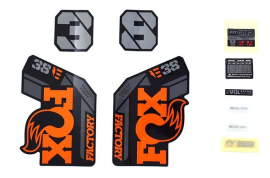 FOX 21 38 F-S E-Bike+ orange shiny black Decal Kit
